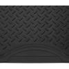 imageBDK CAT Large 2Piece Heavy Duty All Weather Rubber Car Floor Mats Universal Fit TrimtoFit Front Set with Trunk Cargo Mat Liner for Car Truck SUV Van EasytoClean Tailgate Mat Protection  BlackCargo Liner Only