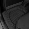 image:imageBDK Cat CAMT1003 3Piece Deep Dish Rubber Car Floor Mats with Trunk Cargo Liner Heavy Duty All Weather Trim to Fit Front amp Rear Combo Set for Car Sedan SUV VanBlack Classic