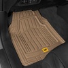 image:imageBDK Cat CAMT1003 3Piece Deep Dish Rubber Car Floor Mats with Trunk Cargo Liner Heavy Duty All Weather Trim to Fit Front amp Rear Combo Set for Car Sedan SUV VanBeige Classic