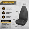 image:imageCAT Semi Truck Seat Covers  Universal Fit Breathable Mesh Covers for Semi Trucks 18 Wheelers amp Big Rigs  Interior Truck Accessories for Long Haul Drivers Durable amp Comfortable DesignBlack