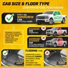 image:imageCAT JustFit 3D Custom Fit Front Floor Mats for Chevy Silverado 1500 Regular Cab 20142018 Heavy Duty Rubber Floor Liners Laser Measured Silverado AccessoriesFord F150 SuperCrew Cab 20152026 Full Set Front  Rear