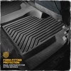 image:imageCAT JustFit 3D Custom Fit Front Floor Mats for Chevy Silverado 1500 Regular Cab 20142018 Heavy Duty Rubber Floor Liners Laser Measured Silverado AccessoriesChevy Silverado 20192026  GMC Sierra 20202026 Rear Liner