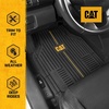 image:imageCAT JustFit 3D Custom Fit Front Floor Mats for Chevy Silverado 1500 Regular Cab 20142018 Heavy Duty Rubber Floor Liners Laser Measured Silverado AccessoriesCat Signature  Universal 3pc Mats