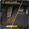 image:imageCAT JustFit 3D Custom Fit Front Floor Mats for Chevy Silverado 1500 Regular Cab 20142018 Heavy Duty Rubber Floor Liners Laser Measured Silverado AccessoriesFord Bronco Sport 20212026