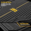image:imageCAT JustFit 3D Custom Fit Front Floor Mats for Chevy Silverado 1500 Regular Cab 20142018 Heavy Duty Rubber Floor Liners Laser Measured Silverado AccessoriesCat Signature  Universal 3pc Mats