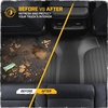 image:imageCAT JustFit 3D Custom Fit Front Floor Mats for Chevy Silverado 1500 Regular Cab 20142018 Heavy Duty Rubber Floor Liners Laser Measured Silverado AccessoriesChevy Silverado 20192026  GMC Sierra 20202026 Rear Liner