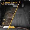 image:imageCAT JustFit 3D Custom Fit Front Floor Mats for Chevy Silverado 1500 Regular Cab 20142018 Heavy Duty Rubber Floor Liners Laser Measured Silverado AccessoriesJeep Gladiator JL 20202026 Front Only