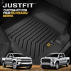 image:imageCAT JustFit 3D Custom Fit Front Floor Mats for Chevy Silverado 1500 Regular Cab 20142018 Heavy Duty Rubber Floor Liners Laser Measured Silverado AccessoriesChevy SilveradoGMC Sierra 1500 20192026  Chevy SilveradoGMC Sierra 25003500 20202026