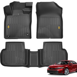 image:imageCAT JustFit 3D Custom Fit Front Floor Mats for Chevy Silverado 1500 Regular Cab 20142018 Heavy Duty Rubber Floor Liners Laser Measured Silverado AccessoriesHonda Civic 20222026  Acura Integra 20232026