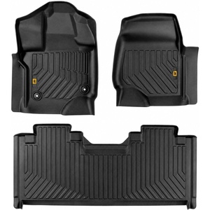 image:imageCAT JustFit 3D Custom Fit Front Floor Mats for Chevy Silverado 1500 Regular Cab 20142018 Heavy Duty Rubber Floor Liners Laser Measured Silverado AccessoriesFord F150 Super Cab 20152026 Full Set Front  Rear