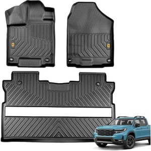 image:imageCAT JustFit 3D Custom Fit Front Floor Mats for Chevy Silverado 1500 Regular Cab 20142018 Heavy Duty Rubber Floor Liners Laser Measured Silverado AccessoriesHonda Ridgeline 20172025
