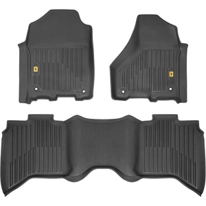 image:imageCAT JustFit 3D Custom Fit Front Floor Mats for Chevy Silverado 1500 Regular Cab 20142018 Heavy Duty Rubber Floor Liners Laser Measured Silverado AccessoriesDodge Ram 1500 Crew Cab 20092018 Dodge Ram 25003500 Crew Cab 2010  2018 Dodge Ram Classic