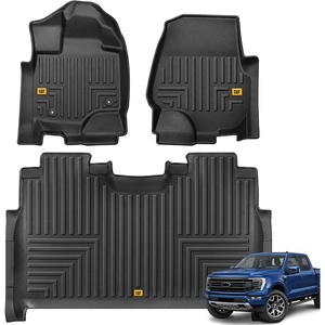 image:imageCAT JustFit 3D Custom Fit Front Floor Mats for Chevy Silverado 1500 Regular Cab 20142018 Heavy Duty Rubber Floor Liners Laser Measured Silverado AccessoriesFord F150 SuperCrew Cab 20152026 Full Set Front  Rear