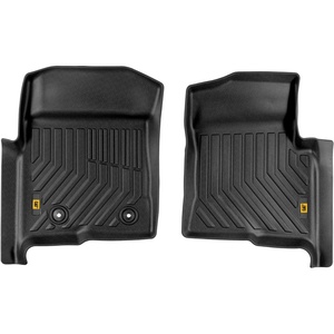 image:imageCAT JustFit 3D Custom Fit Front Floor Mats for Chevy Silverado 1500 Regular Cab 20142018 Heavy Duty Rubber Floor Liners Laser Measured Silverado AccessoriesFord F150 Crew Cab 20102014 Front Mats
