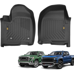 image:imageCAT JustFit 3D Custom Fit Front Floor Mats for Chevy Silverado 1500 Regular Cab 20142018 Heavy Duty Rubber Floor Liners Laser Measured Silverado AccessoriesChevy SilveradoGMC Sierra 1500 20192026  Chevy SilveradoGMC Sierra 25003500 20202026