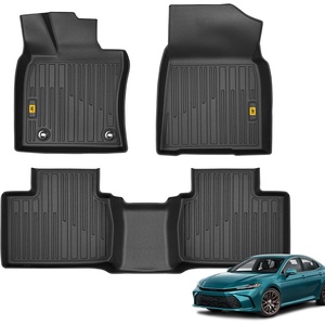 image:imageCAT JustFit 3D Custom Fit Front Floor Mats for Chevy Silverado 1500 Regular Cab 20142018 Heavy Duty Rubber Floor Liners Laser Measured Silverado AccessoriesToyota Camry 20182024